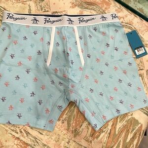 Original Penguin underwear boxer briefs new with tags blue medium